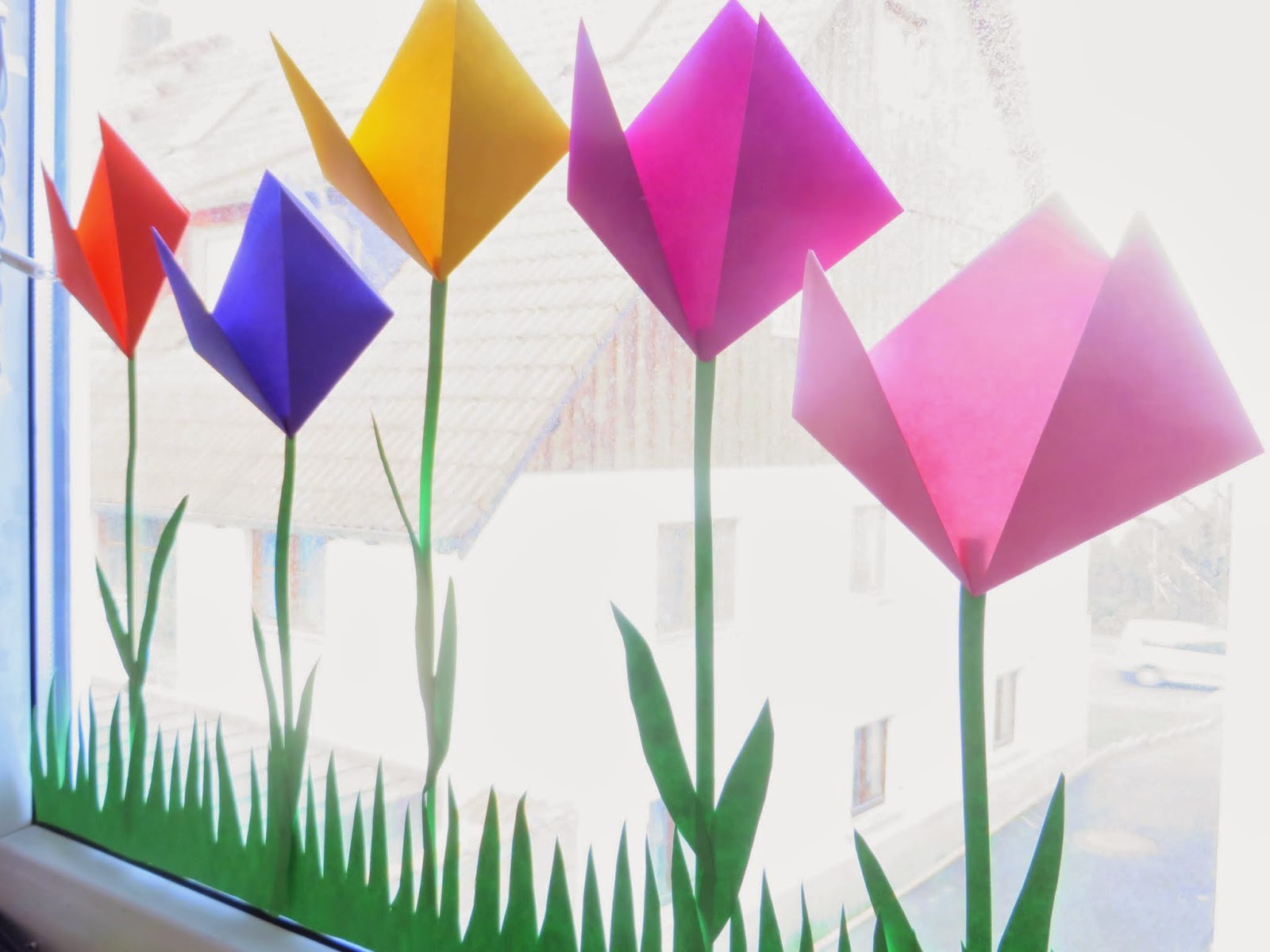 Bodenseewellen Eine Tulpenwiese fürs Fenster